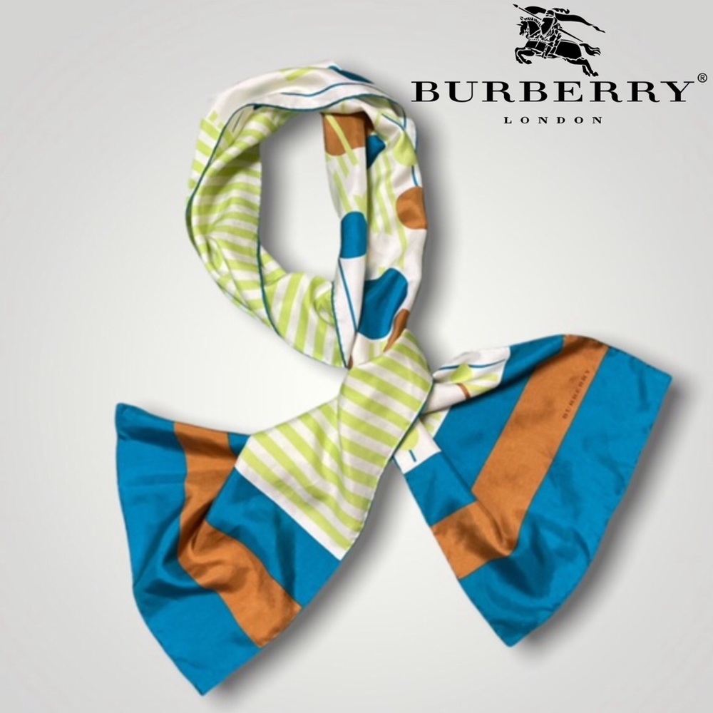 Vintage Burberry Multicolored Scarf